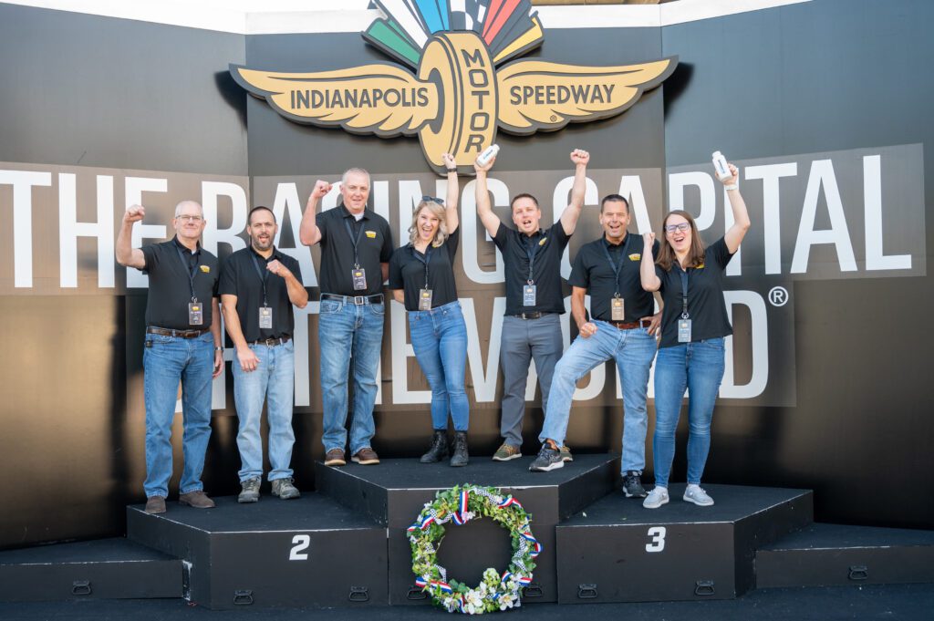 Marmon Wasp Engineers on the Indy 500 Podium